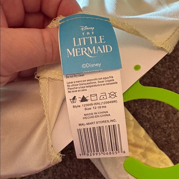 Disneys The Little Mermaid Flounder Halloween Costume infant toddler baby unisex - Picture 7 of 8